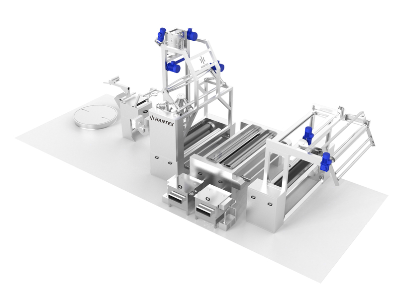 Máquina de acabamento e lavagem enzimática de talhadeira de tecido tubular